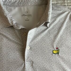 Masters Gray Polo Shirt with Iconic Logo, like new